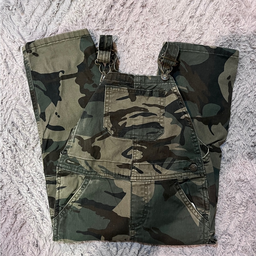 Green Camo Overalls